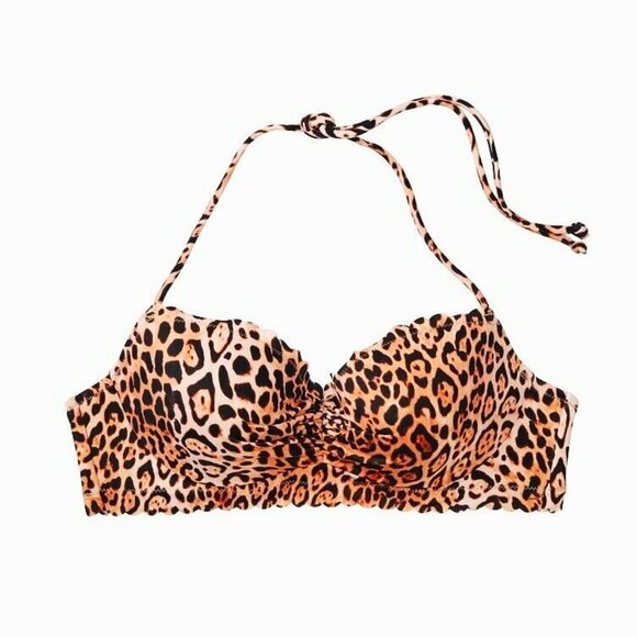 38C/XL Victorias Secret Swim Ruffle Demi Top Bikini Set Side Tie Cheeky - Picture 7 of 10